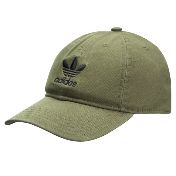 š adidas Original Relaxed Strapback Hat Olive